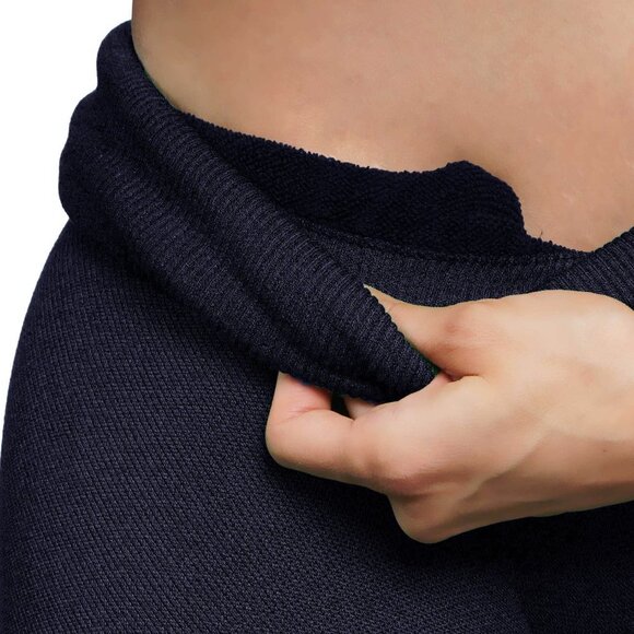 Very high elastic waist band fleece leggings - Picture 2 of 6